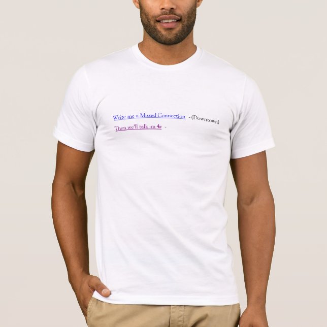 Craigslist Tee (Framsida)