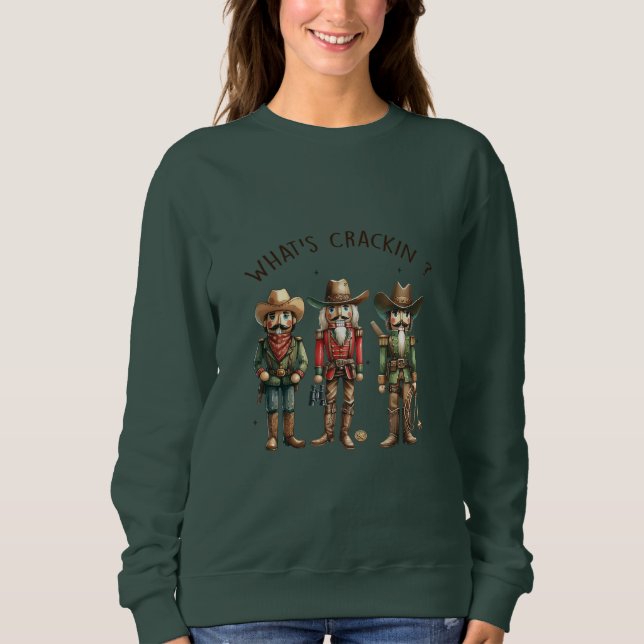 Crakin Cowboy Nöt Crackers T Shirt (Framsida)