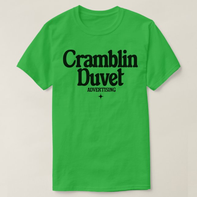Cramblin Duvet Advertising T Shirt (Design framsida)