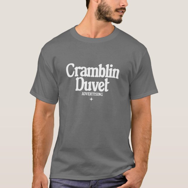 Cramblin Duvet Advertising T Shirt (Framsida)