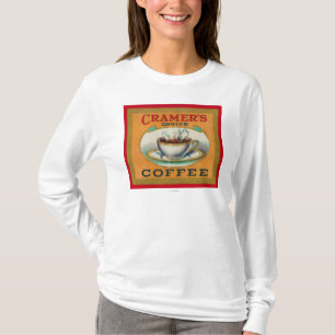 Cramers prima kaffeetikett tee shirt