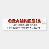 Cramnesia - Studera för hårda glömska svar