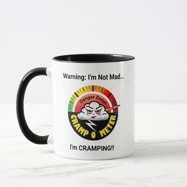 Cramp Warning Mug Mugg (Vänster)