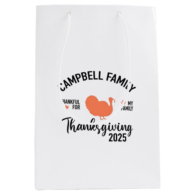 Crampbell Family 2025 Thanksgiving Turkiet Middag (Framsidan)