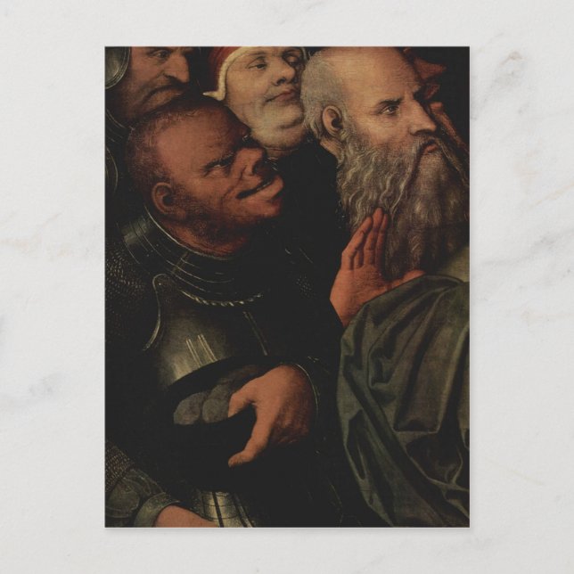 Cranach d. J., Lucas Christus und die Ehebrecherin Vykort (Framsida)