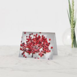 Cranberries och socker helgkort
