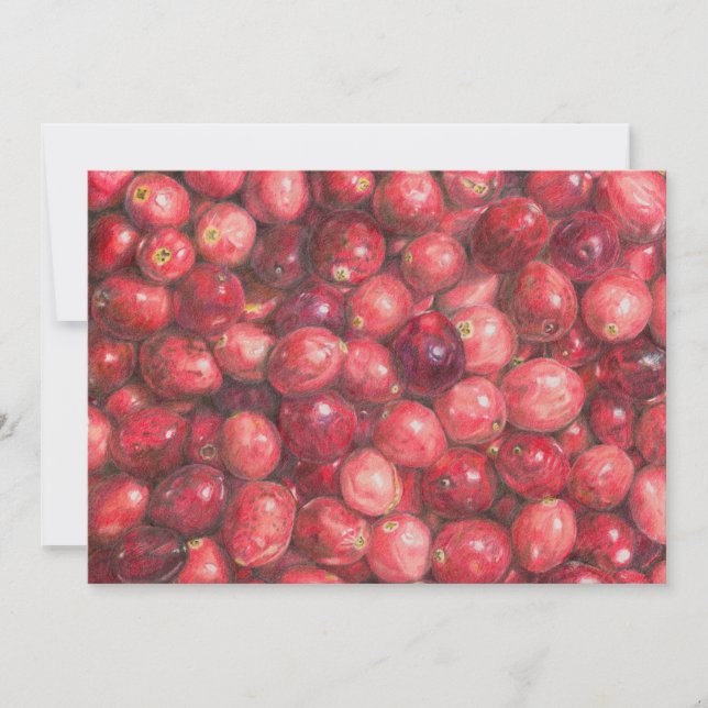 Cranberries Still Life Inbjudningar (Framsida)