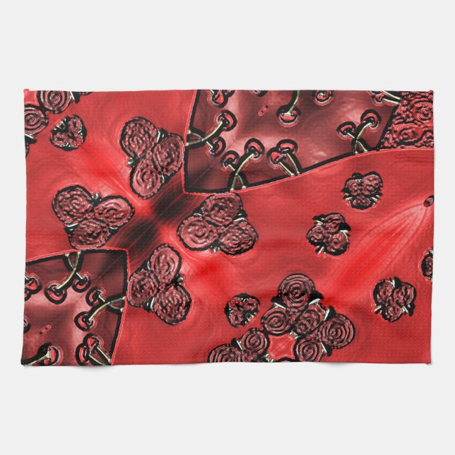 Cranberry Bazaar  Kökshandduk (Horisontell)