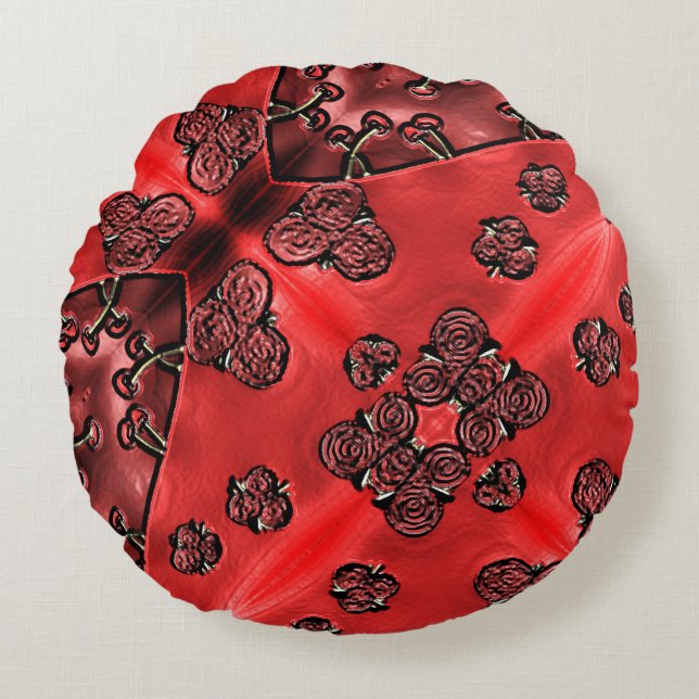 Cranberry Bazaar  Rund Kudde (Framsidan)