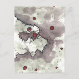 Cranberry Bog Tea Creature 002 Vykort