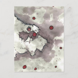 Cranberry Bog Tea Creature 002 Vykort