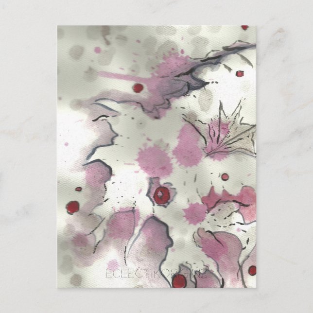 Cranberry Bog Tea Creature 005 Vykort (Framsida)