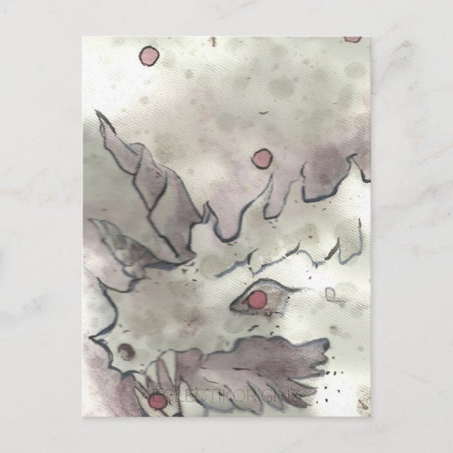 Cranberry Bog Tea Creature 007 Vykort (Framsida)