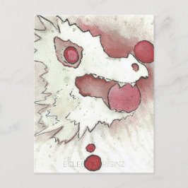 Cranberry Bog Tea Creature 01 Vykort
