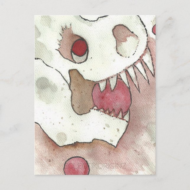 Cranberry Bog Tea Creature 04 Vykort (Framsida)