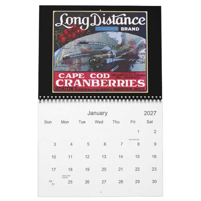 Cranberry Calendar 2012 Kalender (Jan 2027)