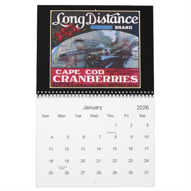 Cranberry Calendar 2012 Kalender (Jan 2026)