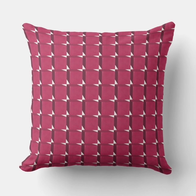 Cranberry Cubes Kudde (Framsida)