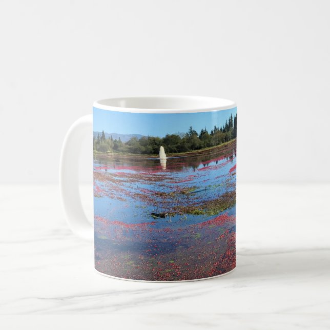 Cranberry Farm, Long Beach, Washington Kaffemugg (Framsida vänster)