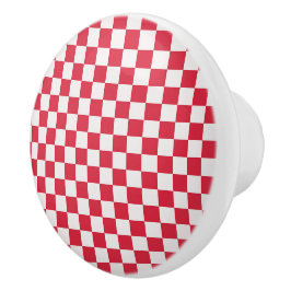 Cranberry fizz checkerboard pattern knopp