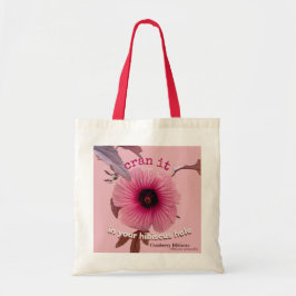 Cranberry Hibiscus Tote Tygkasse