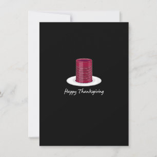 Cranberry Jellzed Sauce Thanksgiving Holida Inbjudningar