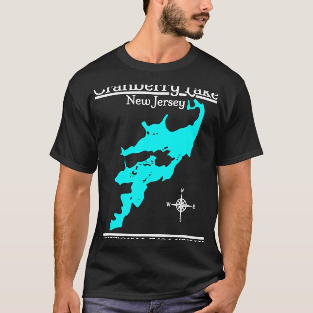 Cranberry Lake, New Jersey  T Shirt (Framsida)