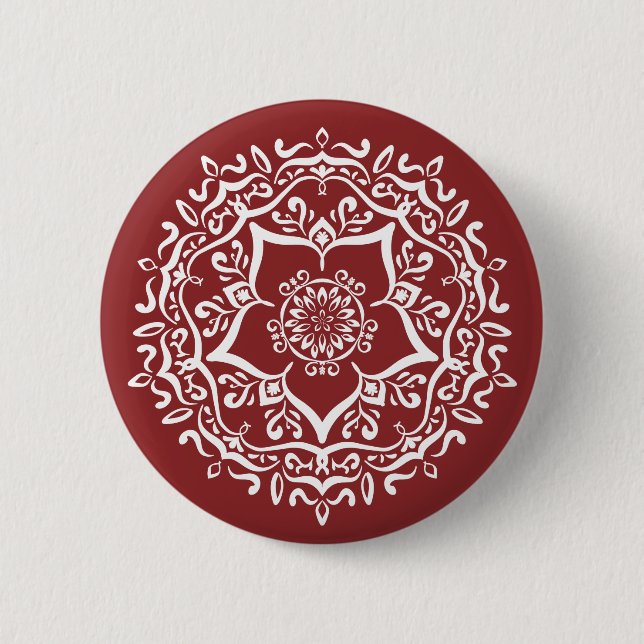 Cranberry Mandala Knapp (Framsida)