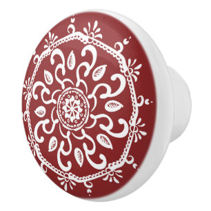 Cranberry Mandala Knopp