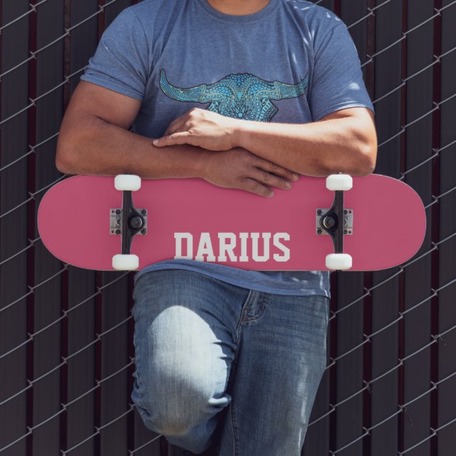 Cranberry Modern Namn | Klassiskt Trendig Mini Skateboard Bräda 18,5 Cm (Utomhus 3)