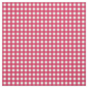 Cranberry Red Check Gingham for Home Canning Lids Tyg
