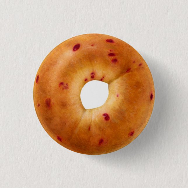 Cranberrybageln Pinback knäppas Knapp (Framsida)
