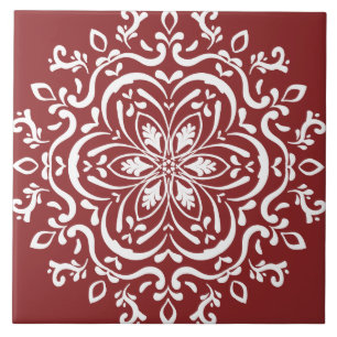 CranberryMandala Kakelplatta