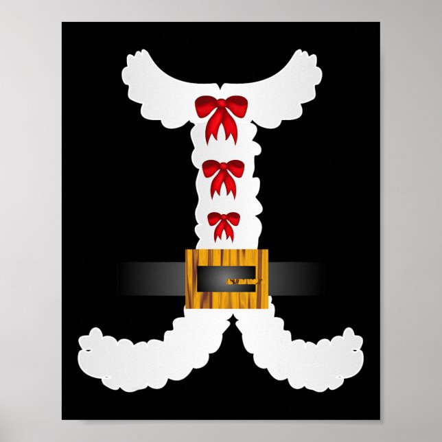 Cranberrysky Retro Cute Tecknad Jul Fru Clau Poster (Framsidan)