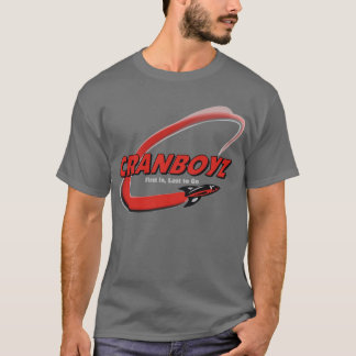 Cranboyz logotyp 1-Sided (mörk bakgrund) T-shirt