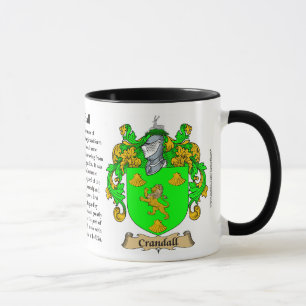 Crandall familjvapensköld mugg