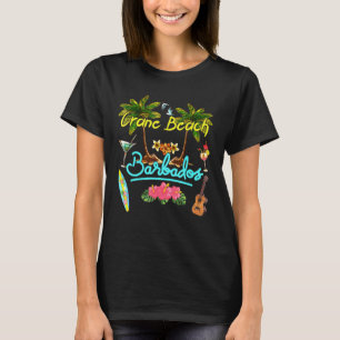 Crane Beach Barbados Beach Summer Handflatan Sol S T Shirt