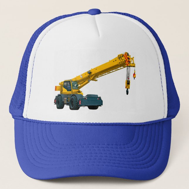 Crane Bilder för truckerkeps (Framsida)