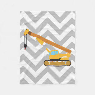 Crane Construction Lastbil Fleecefilt