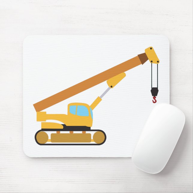 Crane Construction Lastbil Musmatta (Med mus)