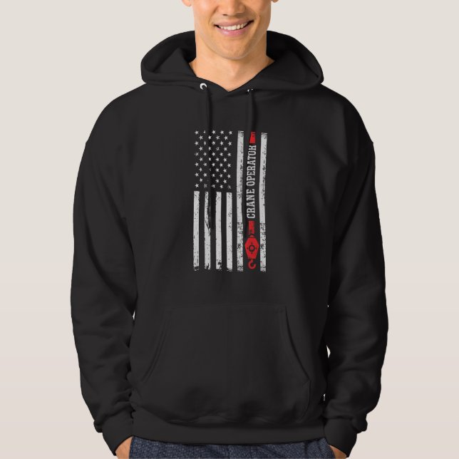 Crane-drivrutin för konstruktion hoodie (Framsida)