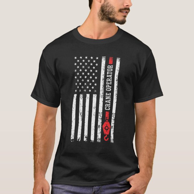 Crane-drivrutin för konstruktion t shirt (Framsida)