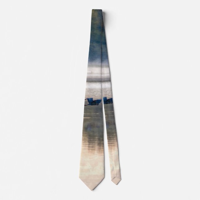 Crane Flight Painterly Neck Tie Slips (Framsida)