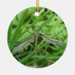 Crane Fly Anpassningsbar Birthday Julgransprydnad Keramik