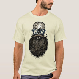 crane_hipster_skull_tete_de_mort_barbu_barbe_moust t shirt