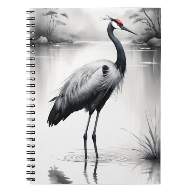 Crane | Journal Anteckningsbok (Framsidan)
