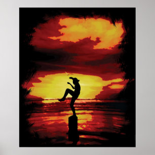 Crane Kick Karate Kid Poster