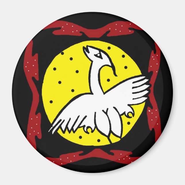 Crane och måne magnet (Framsidan)