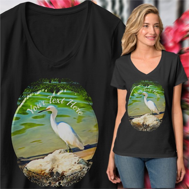 Crane on the Mismaloya River 0335 T Shirt (Skapare uppladdad)
