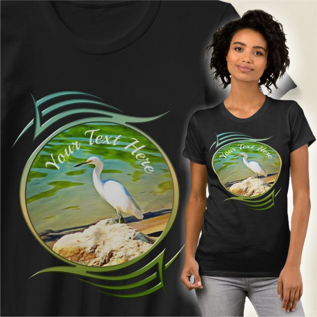 Crane on the Mismaloya River 0335 T Shirt (Skapare uppladdad)